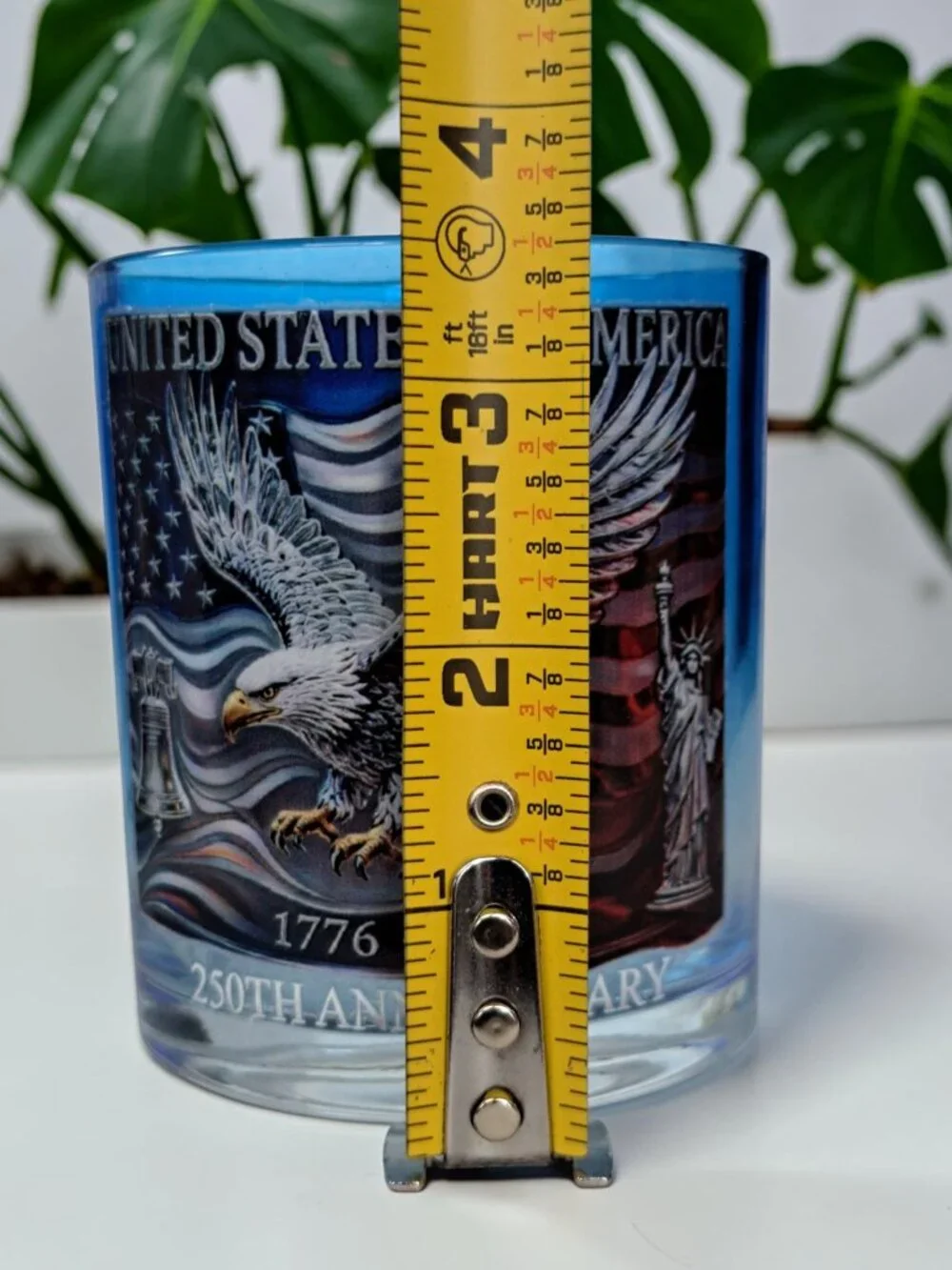 2026 USA 250th Anniversary Whiskey Cup Patriotic Eagle Commemorative Glass